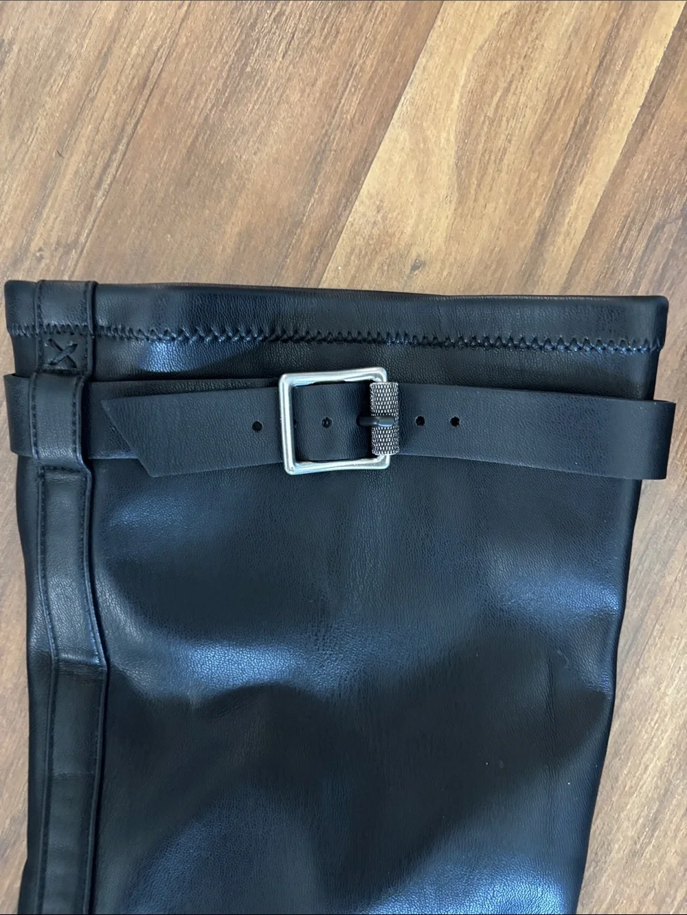 rag & bone Axis Thigh High Black Boots with Block Heel in Womens Size 38 or 7.5
